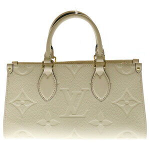 Louis Vuitton On the Go Empreinte Cream Leather Hand Shoulder Bag Ivory White